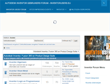 Tablet Screenshot of inventorusers.eu